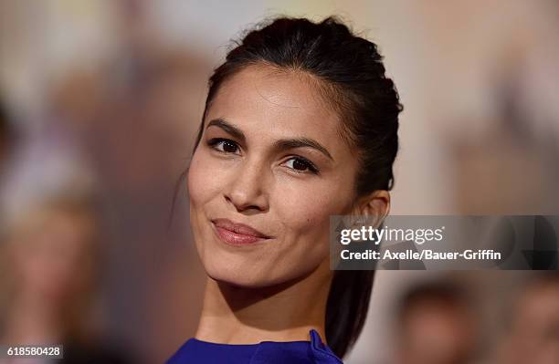 Actress Elodie Yung arrives at the Los Angeles Premiere of 'Doctor Strange' on October 20, 2016 in Hollywood, California.