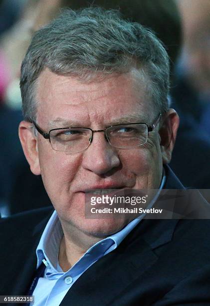 Russian economist anf former Finance Minister Alexei Kudrin attends the meeting of Valdai Disussion Club in Sochi, Russia, on October 2016. Putin has...