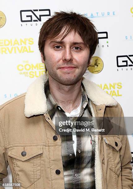 James Buckley attends the UK Premiere of "The Comedian's Guide To Survival" at Vue Piccadilly on October 27, 2016 in London, England.
