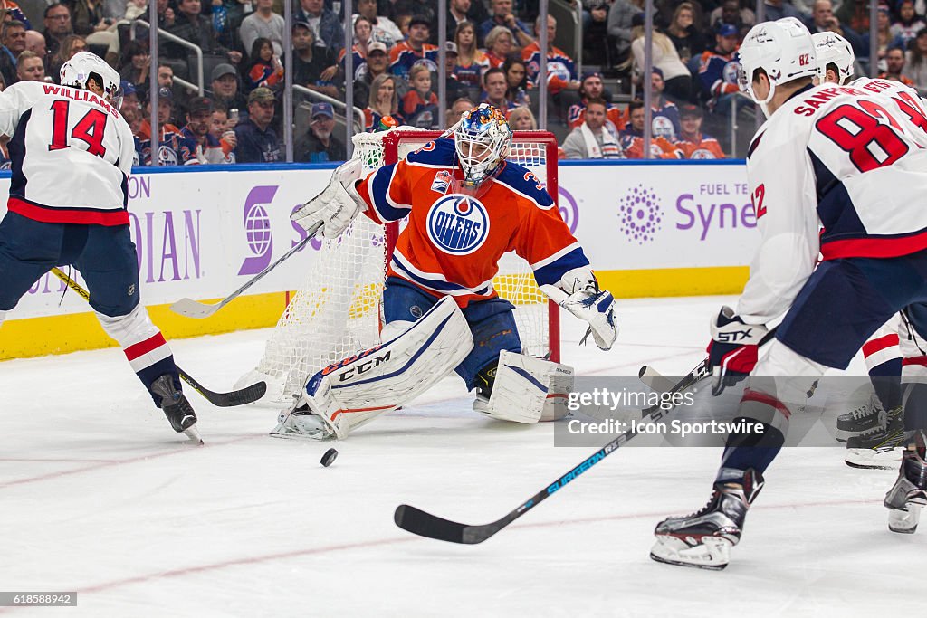 NHL: OCT 26 Capitals at Oilers