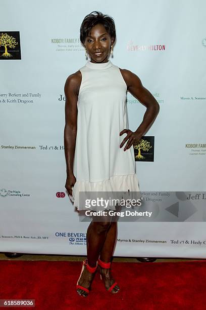 Actress Jeryl Prescott arrives for the 42nd Annual Maple Ball at The Montage Hotel on October 26, 2016 in Beverly Hills, California.