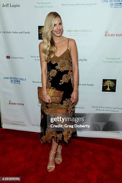 Ashley Wahler arrives for the 42nd Annual Maple Ball at The Montage Hotel on October 26, 2016 in Beverly Hills, California.