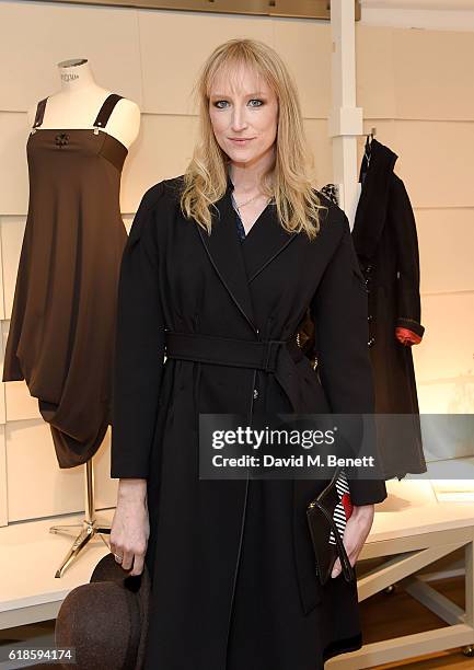 Jade Parfitt attends the High Everyday Couture Collection Presentation by Claire Campbell hosted by Jasmine Guinness and Jade Parfitt on October 27,...