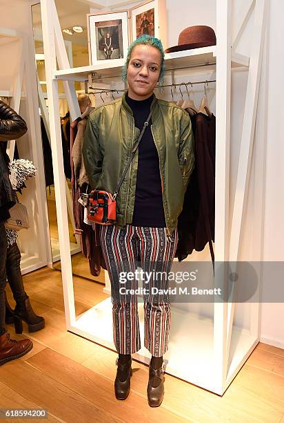 Nell Kalonji attends the High Everyday Couture Collection Presentation by Claire Campbell hosted by Jasmine Guinness and Jade Parfitt on October 27,...