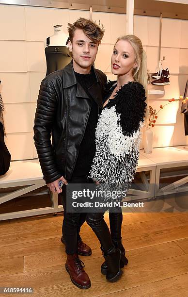 Casey Johnson and Betsy Blue attend the High Everyday Couture Collection Presentation by Claire Campbell hosted by Jasmine Guinness and Jade Parfitt...