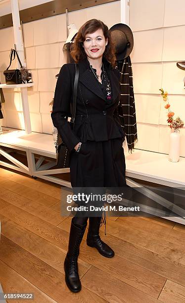 Jasmine Guinness attends the High Everyday Couture Collection Presentation by Claire Campbell hosted by Jasmine Guinness and Jade Parfitt on October...