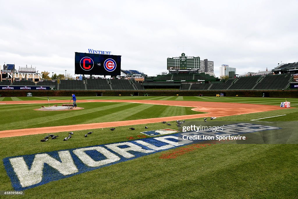 MLB: OCT 27 World Series - Workouts - Indians at Cubs