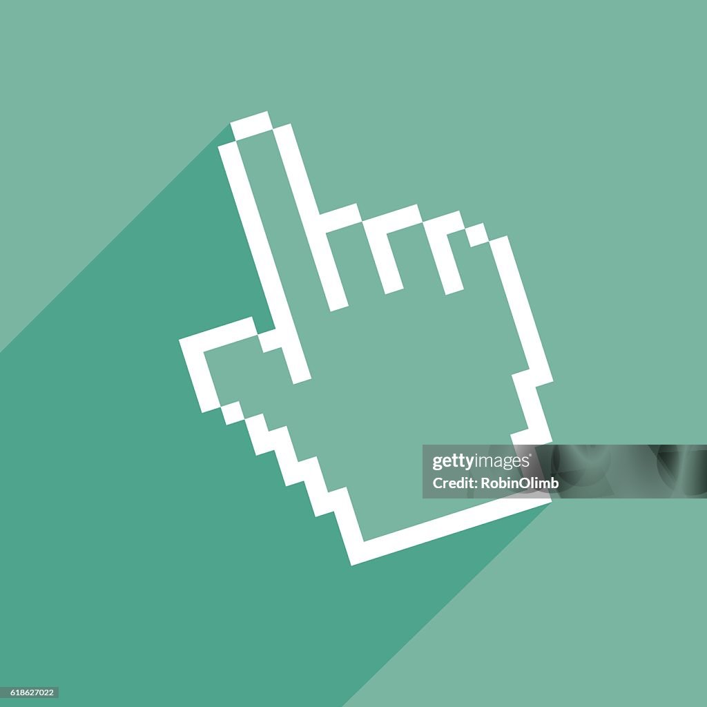 Bitmap Finger Pointing High-Res Vector Graphic - Getty Images