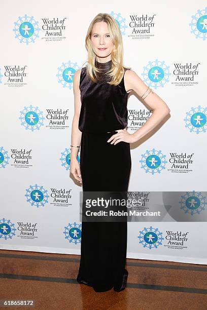 Actress Stephanie March attends the World of Children Awards Ceremony on October 27, 2016 in New York City.