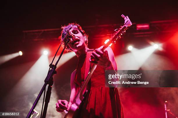 Ezra Furman performs at The O2 Ritz Manchester on October 27, 2016 in Manchester, England.