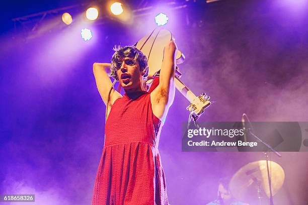 Ezra Furman performs at The O2 Ritz Manchester on October 27, 2016 in Manchester, England.