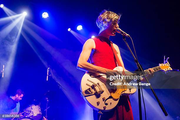 Ezra Furman performs at The O2 Ritz Manchester on October 27, 2016 in Manchester, England.