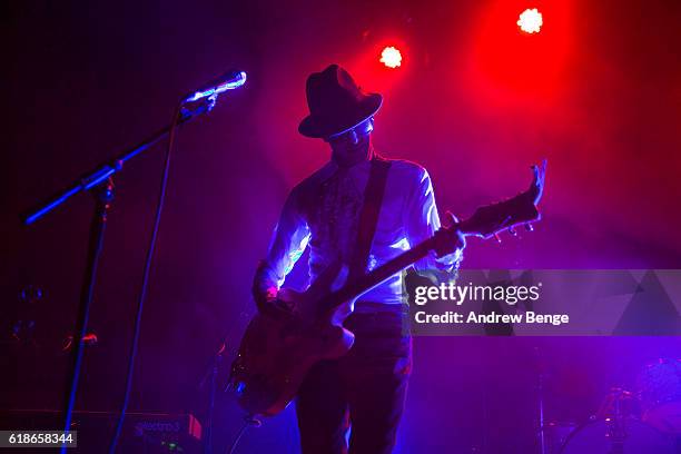 Ezra Furman performs as Delmore Huggs at The O2 Ritz Manchester on October 27, 2016 in Manchester, England.