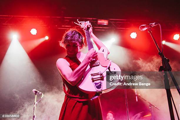 Ezra Furman performs at The O2 Ritz Manchester on October 27, 2016 in Manchester, England.