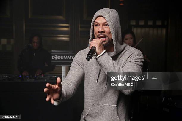 Episode 0559 -- Pictured: Musical guest Common performs on October 27, 2016 --