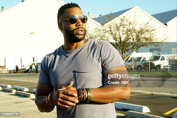 One Chicago Day" -- Pictured: LaRoyce Hawkins takes part in the Chicago P.D. Demonstration at the "One Chicago Day" event on October 24, 2016 --