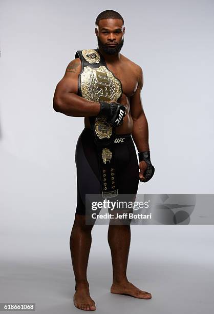Tyron Tyron Woodley Portrait Photos and Premium High Res Pictures - Getty Images