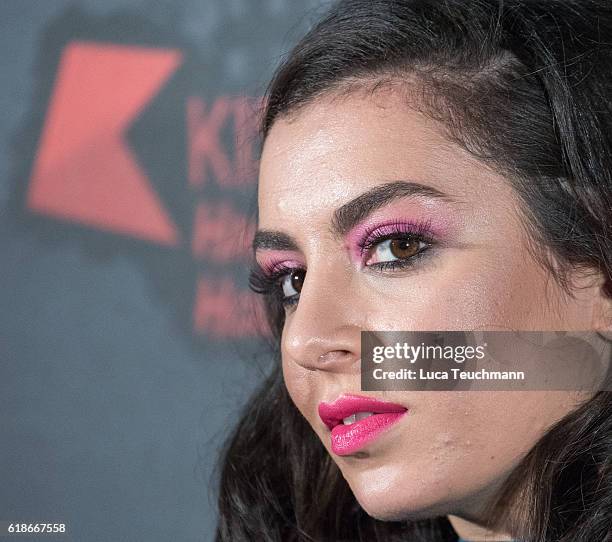 Charli XCX attends the Kiss FM Haunted House Party at SSE Arena on October 27, 2016 in London, England.