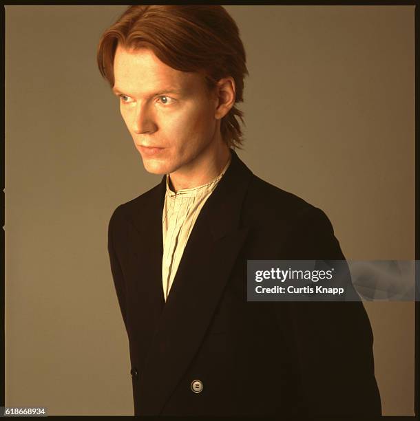 Portrait of American author, poet, and musician Jim Carroll , New York, New York, 1983. The photo was take in a studio at 32 Union Square East .