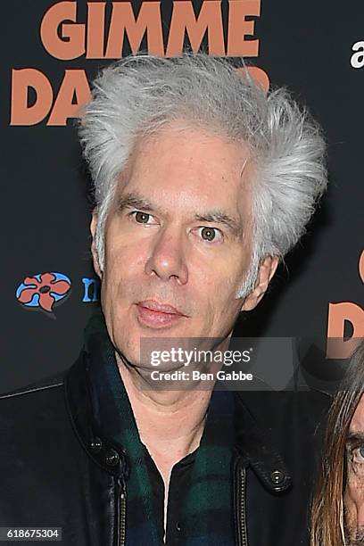 Filmmaker Jim Jarmusch attends the "Gimme Danger" New York Premiere at Metrograph on October 27, 2016 in New York City.