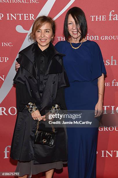 Denitza Skorcheva and Jacqui Wenzel attend 2016 Fashion Group International Night Of Stars Gala at Cipriani Wall Street on October 27, 2016 in New...