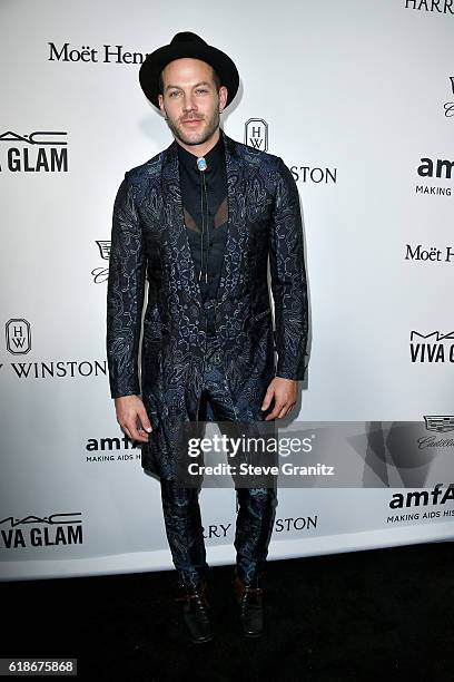 Stylist/TV personality Johnny Wujek attends amfAR's Inspiration Gala Los Angeles at Milk Studios on October 27, 2016 in Hollywood, California.