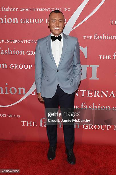 Honoree Joe Zee attends 2016 Fashion Group International Night Of Stars Gala at Cipriani Wall Street on October 27, 2016 in New York City.