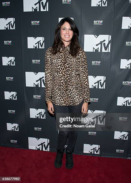 Scout Durwood attends 'The Struggle Is Real: Gender, Race, Entrepreneurship And The Women Of MTV' during the 12th Annual New York Television Festival...