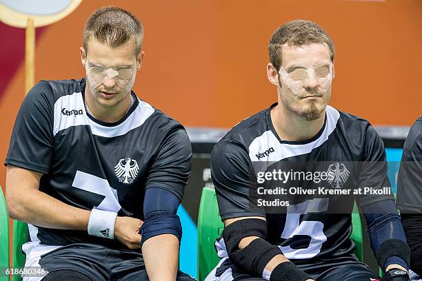 Reno Tiede of RGC Hansa Rostock e.V./Mecklenburg-Vorpommern [paralympic classification: B2] and Sefan Hawranke of SSV Königs Wusterhausen/Brandenburg...