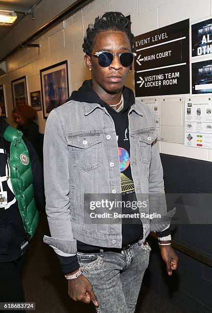 Rapper Young Thug attends Power 105.1's Powerhouse 2016 at Barclays Center on October 27, 2016 in New York City.