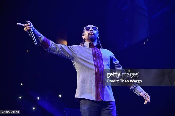Rapper Lil Jon performs onstage during Power 105.1's Powerhouse 2016 at Barclays Center on October 27, 2016 in New York City.