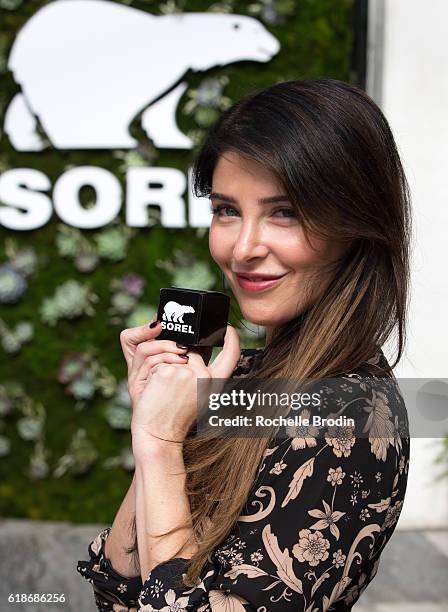 Cookie boxes were part of the display at the SOREL & Who What Wear Fall Reboot brunch on October 27, 2016 in Los Angeles, California.