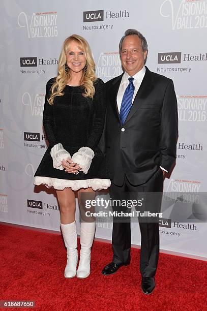 Producer Joan Dangerfield and comedian Jon Lovitz attend the UCLA Department of Neurosurgery Visionary Ball 2016 at the Beverly Wilshire Four Seasons...