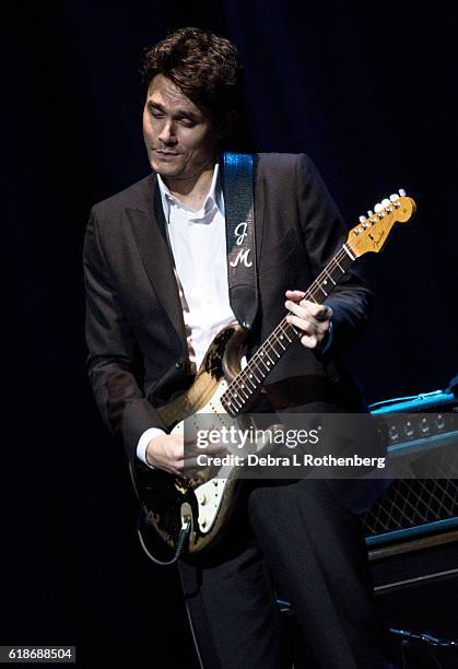 John Mayer performs live during the 15th Annual "A Great Night in Harlem" Gala at The Apollo Theater on October 27, 2016 in New York City.