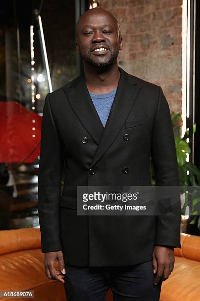 David Adjaye attends MATCHESFASHION.COM x Roksanda Dinner at Le Turtle on October 27, 2016 in New York City.