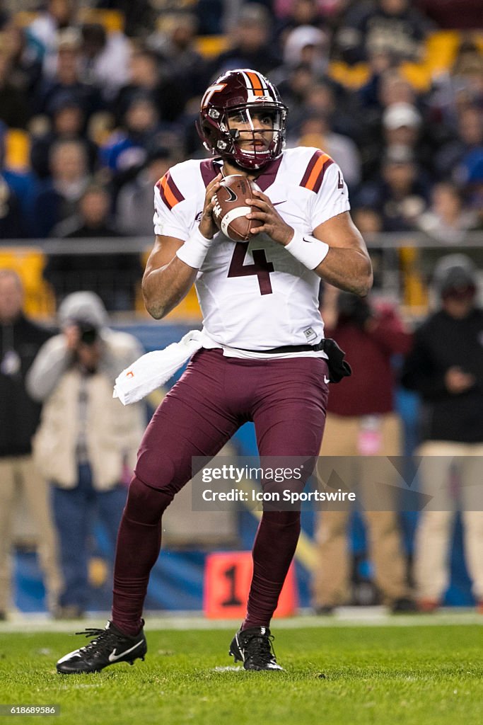 NCAA FOOTBALL: OCT 27 Virginia Tech at Pitt