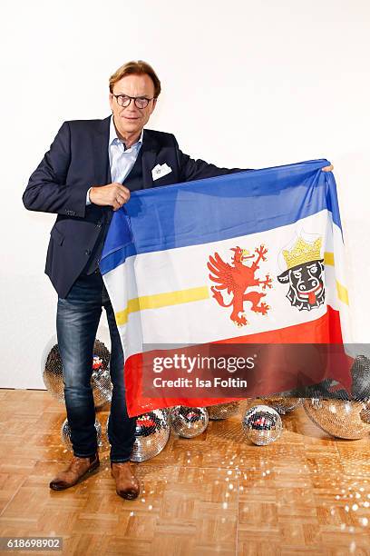 German moderator Wolfgang Lippert, starting for Mecklenburg-West Pomerania, attends the 'Deutschland tanzt' photo call at Soho House on October 27,...