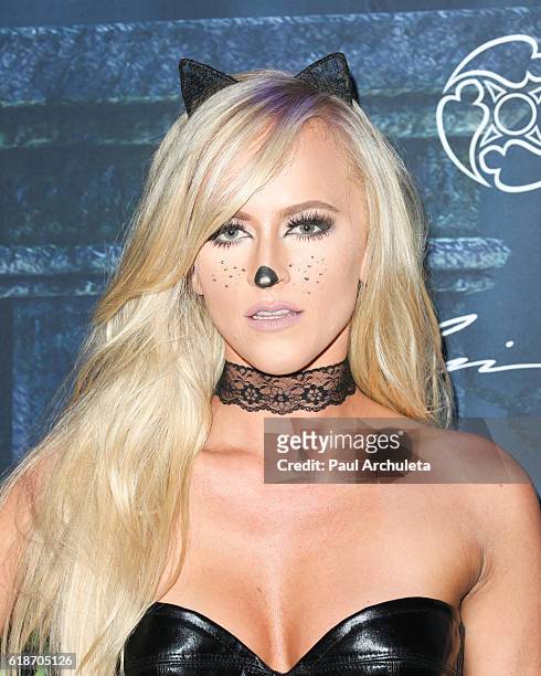 Personality Summer Rae attends Maxim Magazine's annual Halloween party on October 22, 2016 in Los Angeles, California.