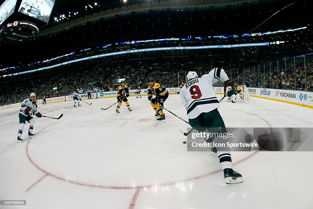 NHL: OCT 25 Wild at Bruins