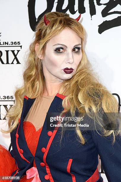 Christine Zierl attends the Halloween party by Natascha Ochsenknecht at Berlin Dungeon on October 27, 2016 in Berlin, Germany.