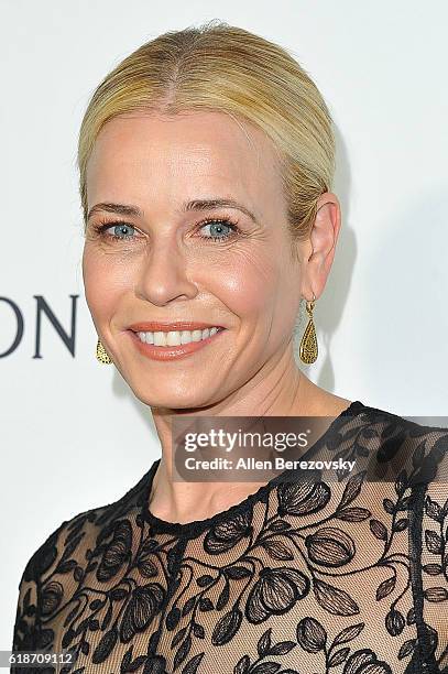 Personality/comedian Chelsea Handler attends amfAR's Inspiration Gala Los Angeles at Milk Studios on October 27, 2016 in Hollywood, California.