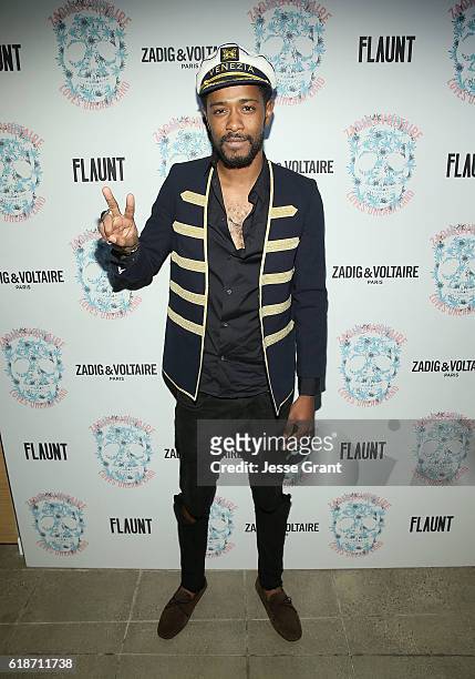 Keith Stanfield attends the Zadig & Voltaire and Flaunt Celebration of The FW16 Collection and The Oh La La Land Issue: Ouest Coast at Zadig &...