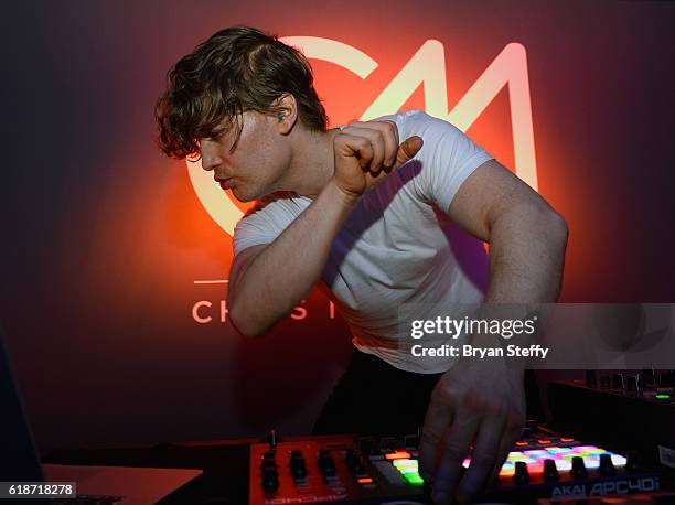 Chris Malinchak performs during the unveiling of RH Las Vegas at The Gallery at Tivoli Village on October 27, 2016 in Las Vegas, Nevada.