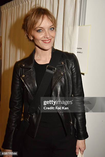 Maya Lauque attends the Salon Du Chocolat 2016 - Chocolate Fair at Parc des Expositions Porte de Versailles on October 27, 2016 in Paris, France.