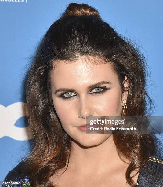 Actress Amber Hodgkiss attends 4th Annual UNICEF Masquerade Ball at Clifton's Cafeteria on October 27, 2016 in Los Angeles, California.