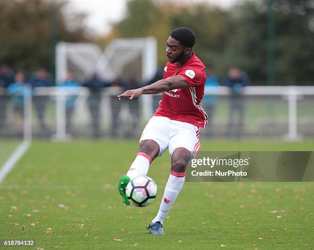 Ro-Shaun Williams of Manchester United during Premier League 2 match between Tottenham Hotspur Under 23s against Manchester United Under 23s at...