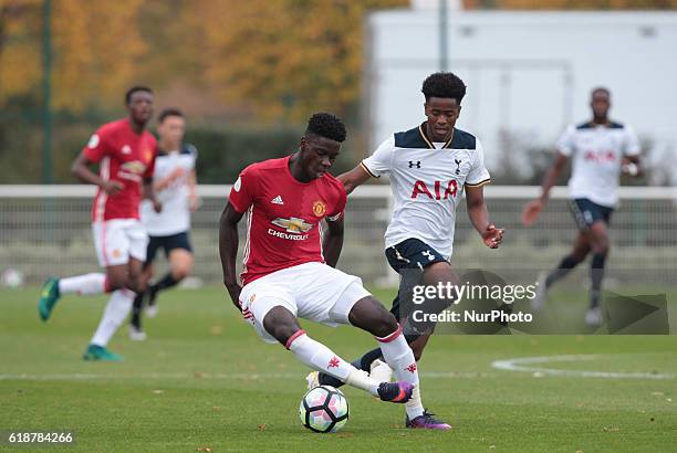 David Redmond of Manchester United during Premier League 2 match between Tottenham Hotspur Under 23s against Manchester United Under 23s at Tottenham...