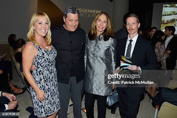 Heather Randall, Isaac Mizrahi, Stephanie French and Ethan Stiefel attend the Works & Process Rotunda Projects Gala at the Guggenheim at Guggenheim...