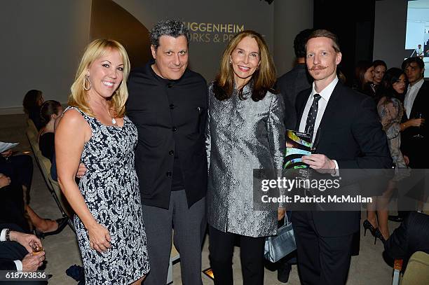 Heather Randall, Isaac Mizrahi, Stephanie French and Ethan Stiefel attend the Works & Process Rotunda Projects Gala at the Guggenheim at Guggenheim...