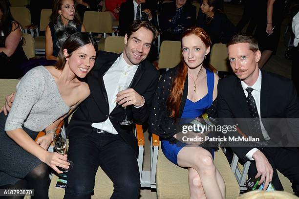 Erin Baiano, Gonzalo Garcia, Gillian Murphy and Ethan Stiefel attend the Works & Process Rotunda Projects Gala at the Guggenheim at Guggenheim Museum...